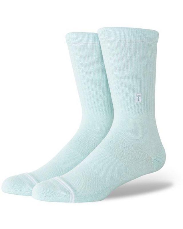La Jolla crew socks on foot