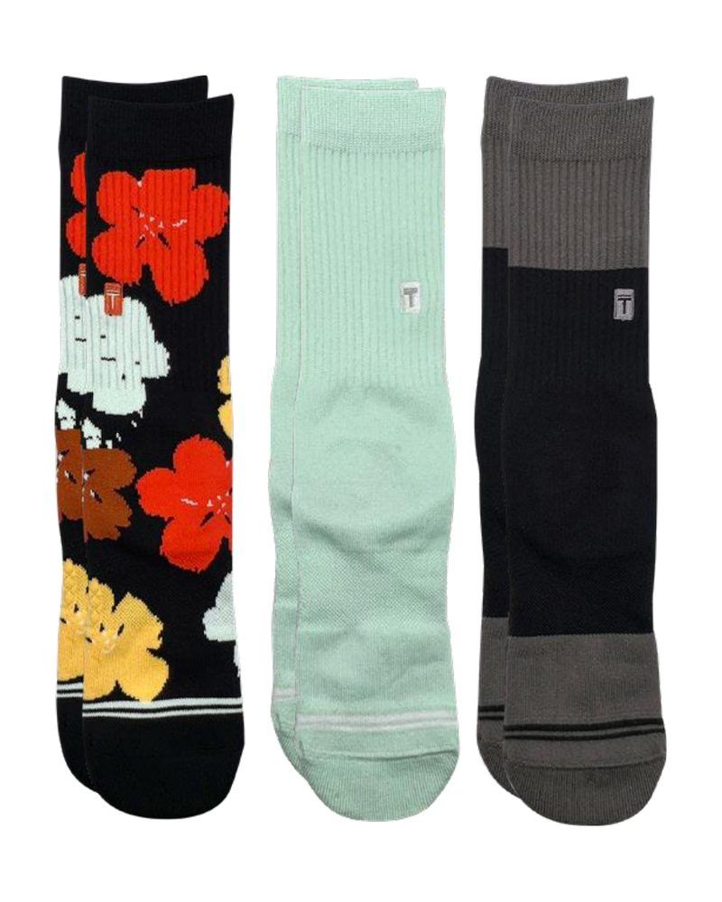 Garden 3-pack of crew socks